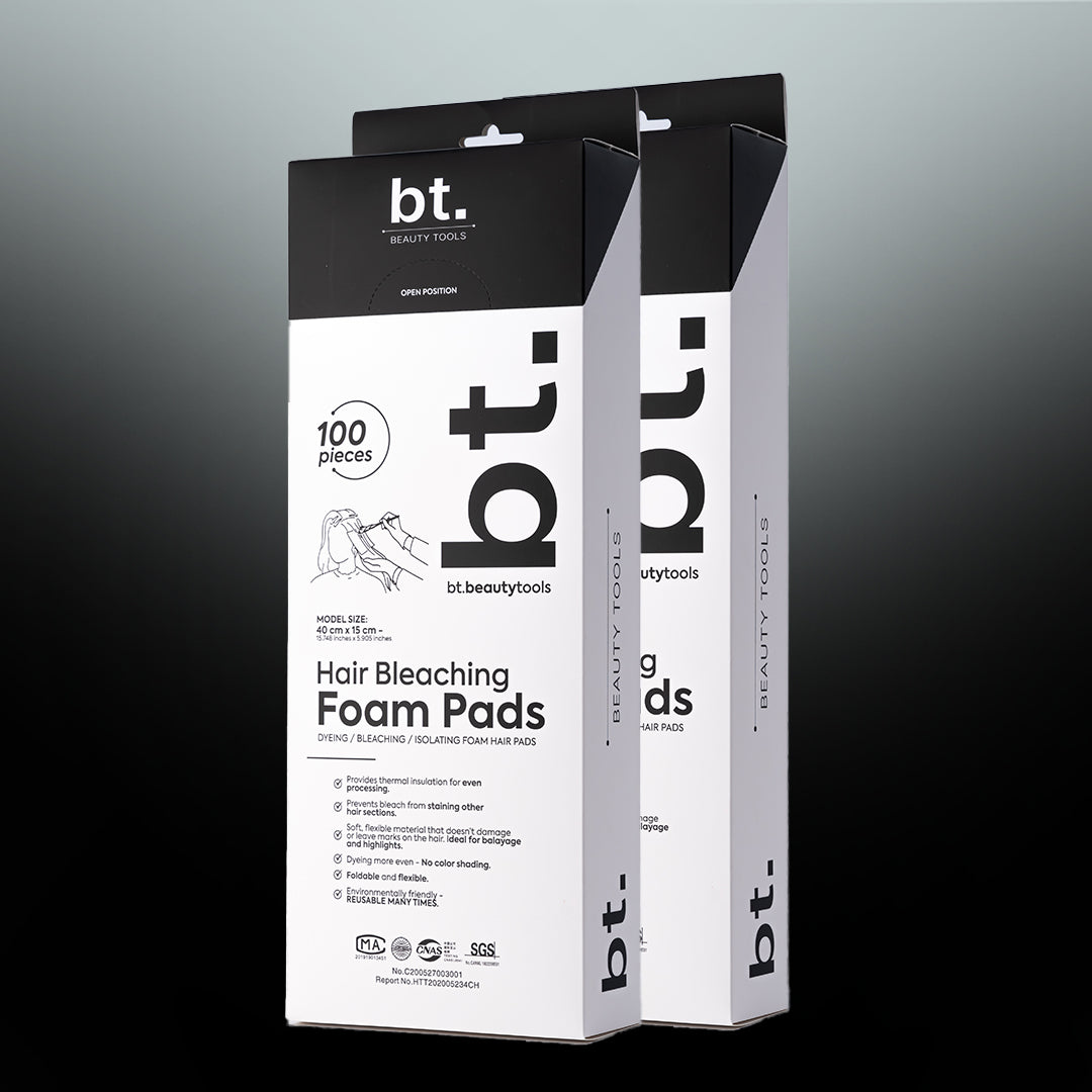 HAIR BLEACHING FOAM PADS - ALMOHADILLAS DE ESPUMA PARA TEÑIR/DECOLORAR/ISOLAR EL CABELLO 100 UNITS