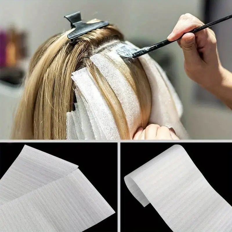 HAIR BLEACHING FOAM PADS - ALMOHADILLAS DE ESPUMA PARA TEÑIR/DECOLORAR/ISOLAR EL CABELLO 100 UNITS