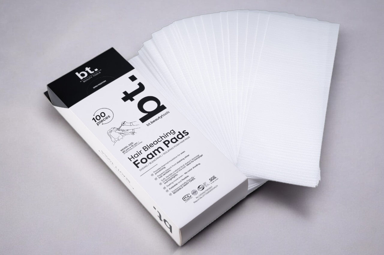 HAIR BLEACHING FOAM PADS - ALMOHADILLAS DE ESPUMA PARA TEÑIR/DECOLORAR/ISOLAR EL CABELLO 100 UNITS